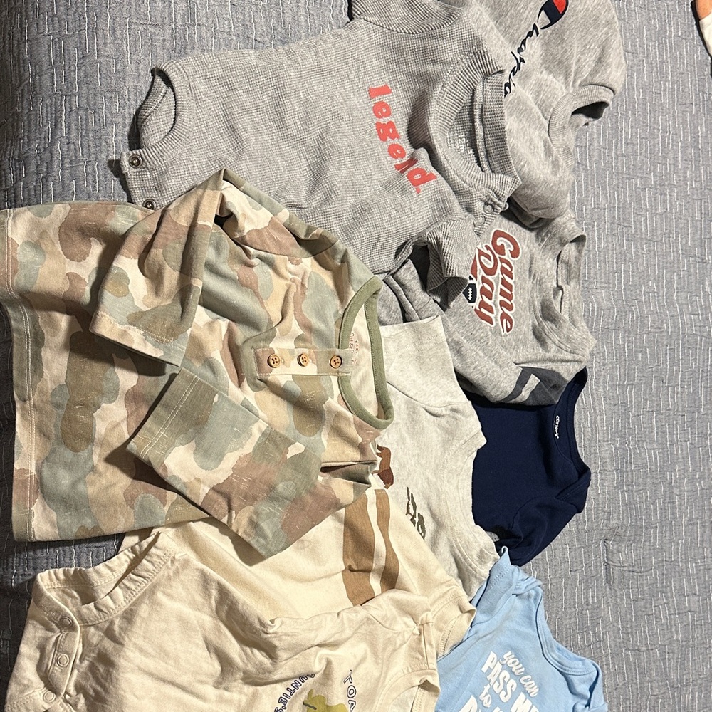 Assorted Baby Onesies and Shirts